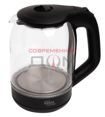 Чайник making Oasis everywhere K-9GВ СТЕКЛО/ЧЕРНЫЙ